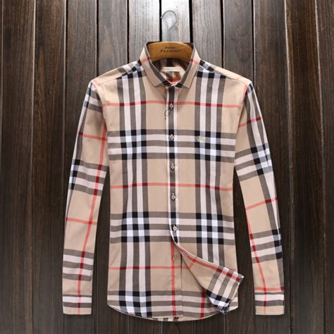 burberry shirt men replica|Burberry plaid shirt look alike.